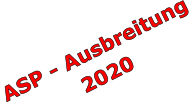ASP - Ausbreitung 2020